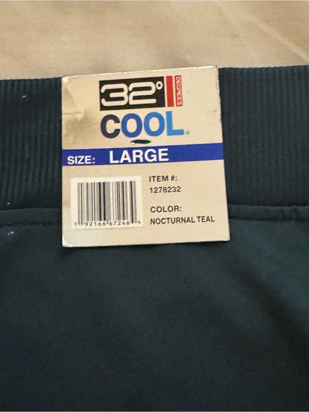 32 Degrees Cool Nocturnal Teal Athletic Skort Size Large NWT - Picture 4 of 8